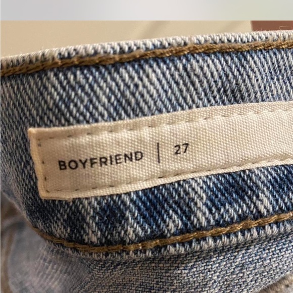 PacSun Light Blue Distressed Boyfriend Jeans - Picture 6 of 8